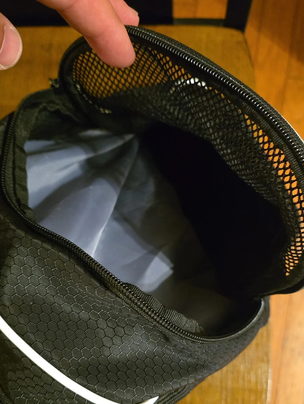 adidas black duffel